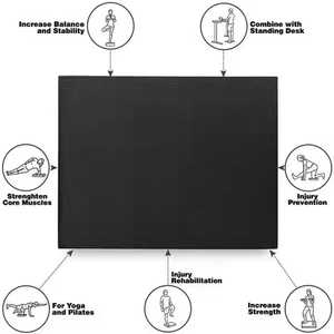 Julyfit TPE Biểu Tượng Tùy Chỉnh Kích Thước Tập Thể Dục Tập Thể Dục Thể Dục Thể Dục Chống Mệt Mỏi Yoga Mat Cân Bằng Bọt Pad - Product Image 4