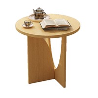 Table basse mobile en bois massif de style nordique One Zero One, table d'angle pour salon, noir, moderne, minimaliste, petit meuble de maison