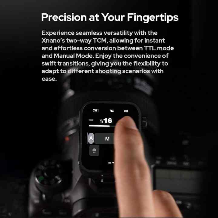Godox X3C Wireless Flash Trigger – TTL Compatible With Canon, OLED Touchscreen, 2.4G Remote Control