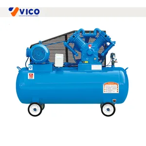 Nouvelle configuration de compresseurs d'air VICO Compresseur d'air à piston portable 300L pour atelier automobile/garage/voiture 4S shop