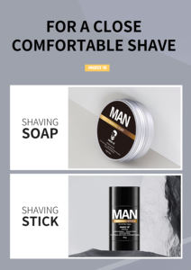 RIZO alta calidad ingrediente botánico infundir más suave hombres jabón de afeitar sin sulfato orgánico espumoso jabón de afeitar - Product Image 2