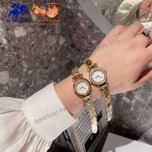 H Brand Luxury Fashion Women's Quartz <b>Watch</b> Sapphire Crystal Dial Stainless Steel Square <b>Case</b> Italian Leather Strap 10 Bar Water - Product Image 3