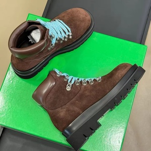 Botas de nieve de diseñador de alta gama, originales, de lujo, de alta calidad, botas de invierno para hombre, zapatos de hombre, botas de cuero para hombre - Product Image 4