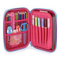 Étui de protection portable 3D en EVA personnalisé, étanche et antichoc pour stylos et crayons en cuir, idéal pour les enfants