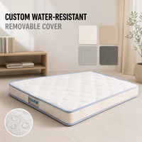 Matelas pour animaux de compagnie imperméable personnalisé avec housse amovible et lavable