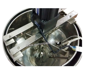 เครื่องบรรจุขวดเนื้อครีมข้นหนืด เช่น เชียบัตเตอร์ สำหรับเครื่องสำอาง แบบให้ความร้อนและผสม - Product Image 5