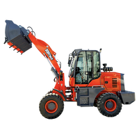 TOPONE TL920 1.5 Ton Hydrostatic CE Approved Four Wheel Drive Mini Front End Wheel Loader dengan Mesin & Bantalan Efisiensi Tinggi