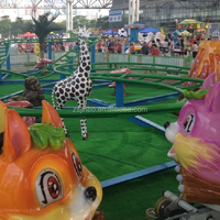 Manège à roulettes pour parc d'attractions, avec chaise VR 9D, roues, Crazy Mouse, tyrolienne, en plastique, pour jardin, à vendre