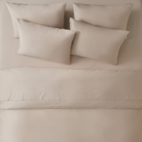 Parure de lit de luxe 100 % coton de marque américaine, vente en gros, imprimé coloré, pour usage domestique et hôtelier, avec taies d'oreiller et drap-housse/drap plat