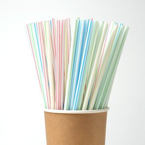 Ống hút sinh học PLA dùng một lần, có thể tùy chỉnh logo nhà máy, dùng cho cocktail, nước ép, thực phẩm, 100 chiếc - Product Image 2