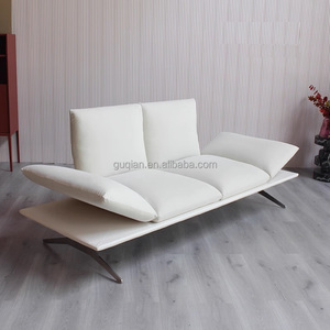 Sofá reposabrazos plegable Francis arte cuero lujo sala de estar Hotel diseñador lujo - Product Image 2