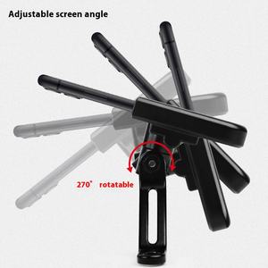 स्कूटर बाइक मोटरसाइकिल हैंडलबार के लिए 360 डिग्री घूर्णन सुरक्षा लॉक नेविगेशन फोन धारक - Product Image 4