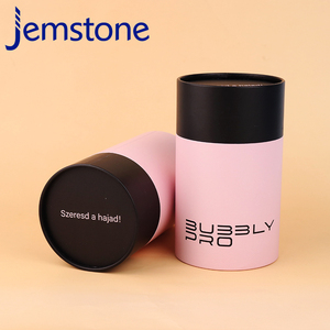 Caja de embalaje de cilindro de procesamiento de diseño personalizado embalaje de tubo de papel Kraft personalizado - Product Image 1