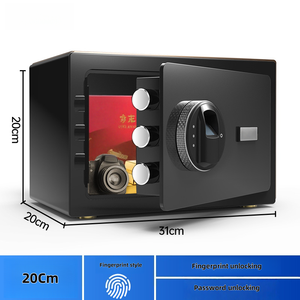 Nhỏ H20cm Nhà Văn Phòng & Khách Sạn Wifi Mật Khẩu An Toàn Trẻ Em Của Ngân Hàng Vault Với Điện Tử Kỹ Thuật Số & Key Khóa Cho Lưu Trữ An Toàn - Product Image 5