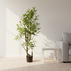 Offre Spéciale : Arbre Artificiel Cocotier Bonsaï sur Pied 165CM Vert Écologique Décoratif pour Bureau, Magasin, Restaurant, Parc - Product Image 4