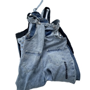 Bales de vêtements usagés d'usine, vêtements coréens d'<span class=keywords><strong>occasion</strong></span>, bretelles courtes, pantalons longs pour femmes, pré-aimés, en lot, Klgs - Product Image 2