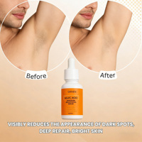 OEM ODM Acide kojique éclaircissant pour peau noire pour blanchissement et pigmentation Sérum visage Anti acné Sérum visage acide kojique