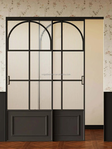<span class=keywords><strong>Puerta</strong></span> <span class=keywords><strong>Corredera</strong></span> de Aluminio con Rotura de Puente Térmico Personalizada, Doble Acristalamiento, Aislamiento Acústico y Térmico, para Interiores, Hospitales y Jardines - Product Image 2