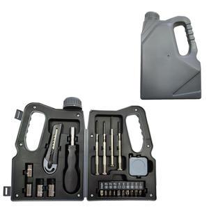 Kit d'outils à main professionnels en acier au carbone de 21 pièces, jeu de tournevis et de douilles portable pour cadeaux promotionnels personnalisés - Product Image 4