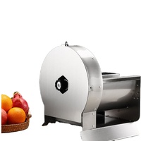 DAWNTECH Automatische Roller Snijmachine Type 304 RVS Aardappel Fruit Groente Gedroogd Fruit Voedsel Citroen Snijder Verstelbare Dikte 8