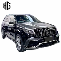 Nouveau kit carrosserie modifié style B en fibre de carbone, lèvre de pare-chocs avant, diffuseur arrière, spoiler à visser pour Mercedes GLS450 GLS63 W166 2016-2019