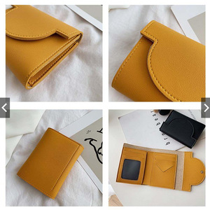 Cross-border long folding wallet, PU leather, women's ticket <b>holder</b>, money clip, mini ID card <b>holder</b>, tri-fold coin purse. - Product Image 4