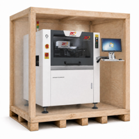 Venta Directa de Fábrica China: Impresora Automática de Plantillas de Pasta de Soldadura SMT con Visión, 400x340mm para PCB, Máquina de Serigrafía con Ciclo de 7s