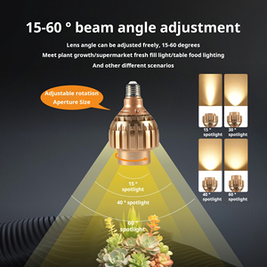 Bóng đèn <span class=keywords><strong>LED</strong></span> trồng cây quang phổ toàn diện 20W <span class=keywords><strong>PAR30</strong></span> E27, đèn chiếu điểm có thể điều chỉnh tiêu cự, 110V 220V, dùng cho gieo hạt và trồng cây - Product Image 2