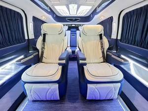 360 °   Asientos Giratorios de Cuero de Lujo Estilo Avión para Conversión de Furgonetas, Modelo Giratorio Cómodo Estilo Avión para <span class=keywords><strong>Vito</strong></span> Alphard - Product Image 1