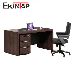 Ekintop Mobilier de bureau moderne personnalisé Bureau pour ordinateur à domicile Petit bureau de direction pour PDG