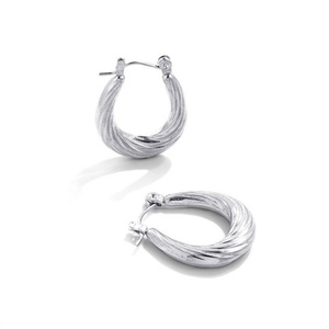 Pendientes de Aro con Corazón Hueco de 30mm, Chapados en Oro, de Acero Inoxidable, Largos, con Gema, de Alta Calidad, para Uso Diario - Product Image 5