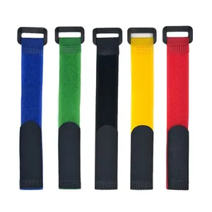 Factory direct supply Non-slip battery strap Lipo battery strap Hook and loop plastic buckle cinch strap