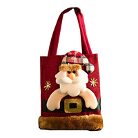 Chaussettes de Noël, Sacs cadeaux de Noël, Ornements de chaussettes de Noël, Décorations d'arbre de Noël, Sacs décoratifs