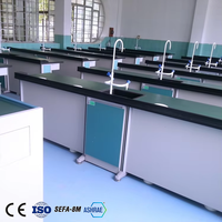 Tables et chaises biologiques de laboratoire universitaire OEM, équipement de laboratoire en acier et en bois, mobilier de bureau