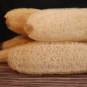 Natural Loofah Sponge Long Shape Dishwashing Bath Cleaning Towel For Kitchen Pots And Pans Solid Color Versatile Use - Product Image 5