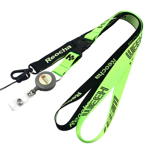 Wholesale Eco-Friendly Polyester Custom Pen Holder Lanyard with <b>Hook</b> and Rubber Ring Silk Screen Printing - Product Image 6