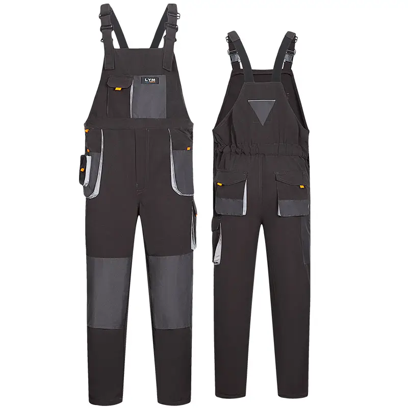 Trabalho dos homens duráveis Calças Bib Geral Scrubs Multi Bolsos Workwear Macacões para homens Out Macacão Macacão Calças