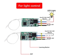 433MHz sans fil RF télécommande DC6V 12V 24V Mirco commutateur récepteur Module bricolage avec émetteur longue portée lumière marche/arrêt