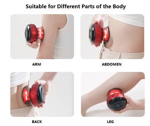 Máquina de ventosas eléctricas con luz roja y control remoto para masaje corporal y terapia de celulitis, diseño seguro - Product Image 3