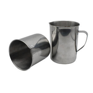 Taza medidora de acero inoxidable de 500 ml resistente al calor para hornear y preparar té con leche - Product Image 1