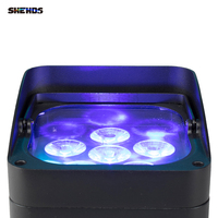 Shehds Télécommande sans fil Wifi APP Smart LED Par 6x18W RGBAW + Prix d'éclairage UV Éclairage de scène de mariage Lumière de batterie Par