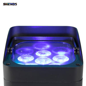 Faro Par LED Smart Shehds 6x18W RGBAW+UV a Batteria con Telecomando Wireless e Controllo App WiFi per Illuminazione Palco e Matrimoni - Product Image 2