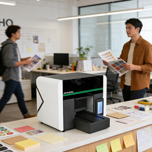 Impresora Digital de Inyección de Tinta <span class=keywords><strong>UV</strong></span> A3 de 6 Colores para Sublimación en PVC, Tarjetas Flexibles, Carcasas de Teléfono, Tazas, Pegatinas - Product Image 3