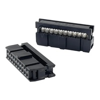 Harga pabrik 6-64Pin soket perempuan 2.54mm pitch konektor IDC