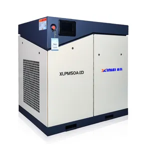 Energia segura compressão de Duas fases de acionamento direto compressor de ar tipo parafuso compressor grande XLPM120A-II-A1 120HP 90KW