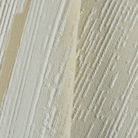 Tapis de salon moderne et artistique, gris crème abstrait, en polyester fabriqué à la machine, écologique, extra épais, non pelucheux