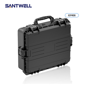 Étui rigide imperméable en PP noir pour outils 51x41x15 cm, étui de transport et de protection, logo personnalisé - Product Image 1