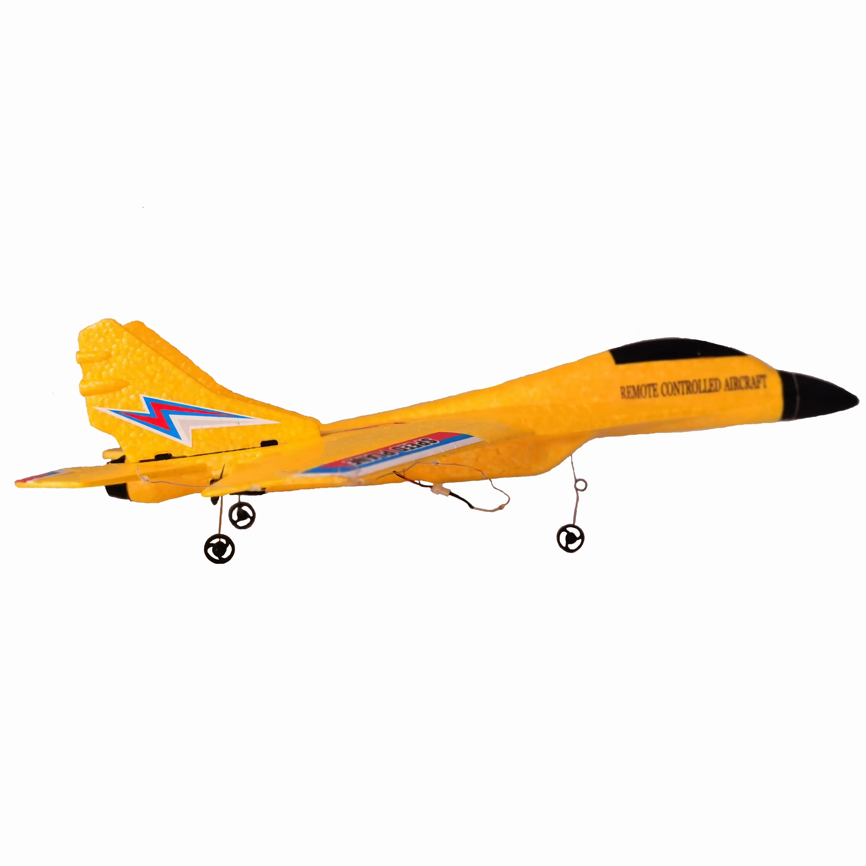 2022 YC99-45 Rcplane yüksek hızlı sarı Diecast geri çekme Jet uçak Balsa uçak radyo kontrol uçakları Rc Jet motoru çocuklar için