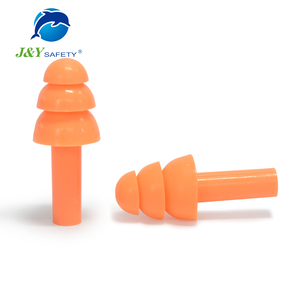 จุกอุดหูซิลิโคนกันเสียงรบกวน ทนทาน สวมใส่สบายจากผู้ผลิต มาตรฐาน EN352-2: SNR 32dB ป้องกันเสียงรบกวน - Product Image 1