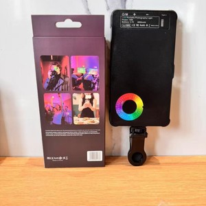 Luz de Relleno LED RGB MJ-37 al por Mayor, 3000-6500K CRI ≥80, Portátil para Celular con Clip para Grabar Videos - Product Image 4